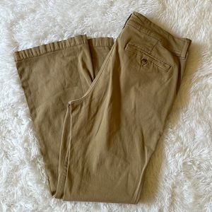 American Eagle kick boot khaki pants